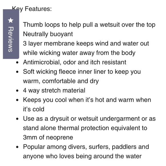 SHARKSKIN chillproof long sleeve full zip water sports thermal quick dry top​ - Picture 12 of 13